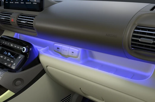 Hyundai INSTER 2024 Interior SHOT20 Mood Lamp Ambient Detail